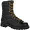 Georgia Men's Amp Lightweight Logger 9" Composite Toe Waterproof Work Boot - Black - GB00272 7 / Medium / Black - Overlook Boots