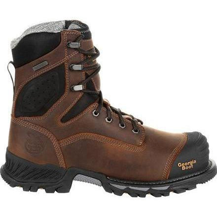 Georgia Men's Rumbler 8" Composite Toe Waterproof Work Boot - Brown - GB00285 - Overlook Boots