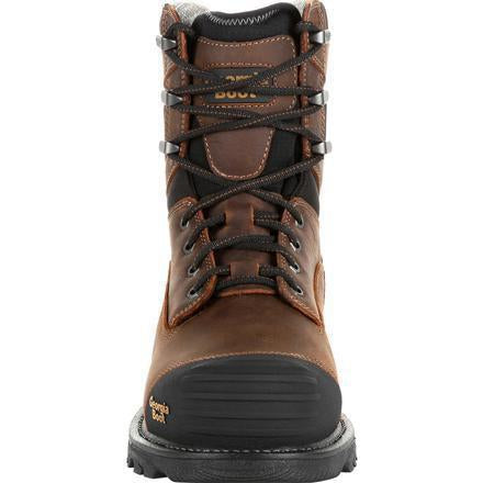 Georgia Men's Rumbler 8" Composite Toe Waterproof Work Boot - Brown - GB00285 - Overlook Boots