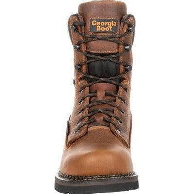 Georgia Men's Giant Revamp 8" Waterproof Work Boot -Brown- GB00318  - Overlook Boots