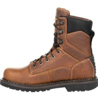 Georgia Men's Giant Revamp 8" Waterproof Work Boot -Brown- GB00318  - Overlook Boots