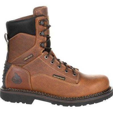 Georgia Men's Giant Revamp 8" Waterproof Work Boot -Brown- GB00318 8 / Medium / Brown - Overlook Boots