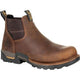Georgia Men's Eagle One 4" Steel Toe Waterproof Chelsea Work Boot -Brown- GB00337 - Overlook Boots