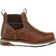 Georgia Men's Wedge Chelsea Soft Toe Waterproof Wedge Work Boot - Brown - GB00352 - Overlook Boots