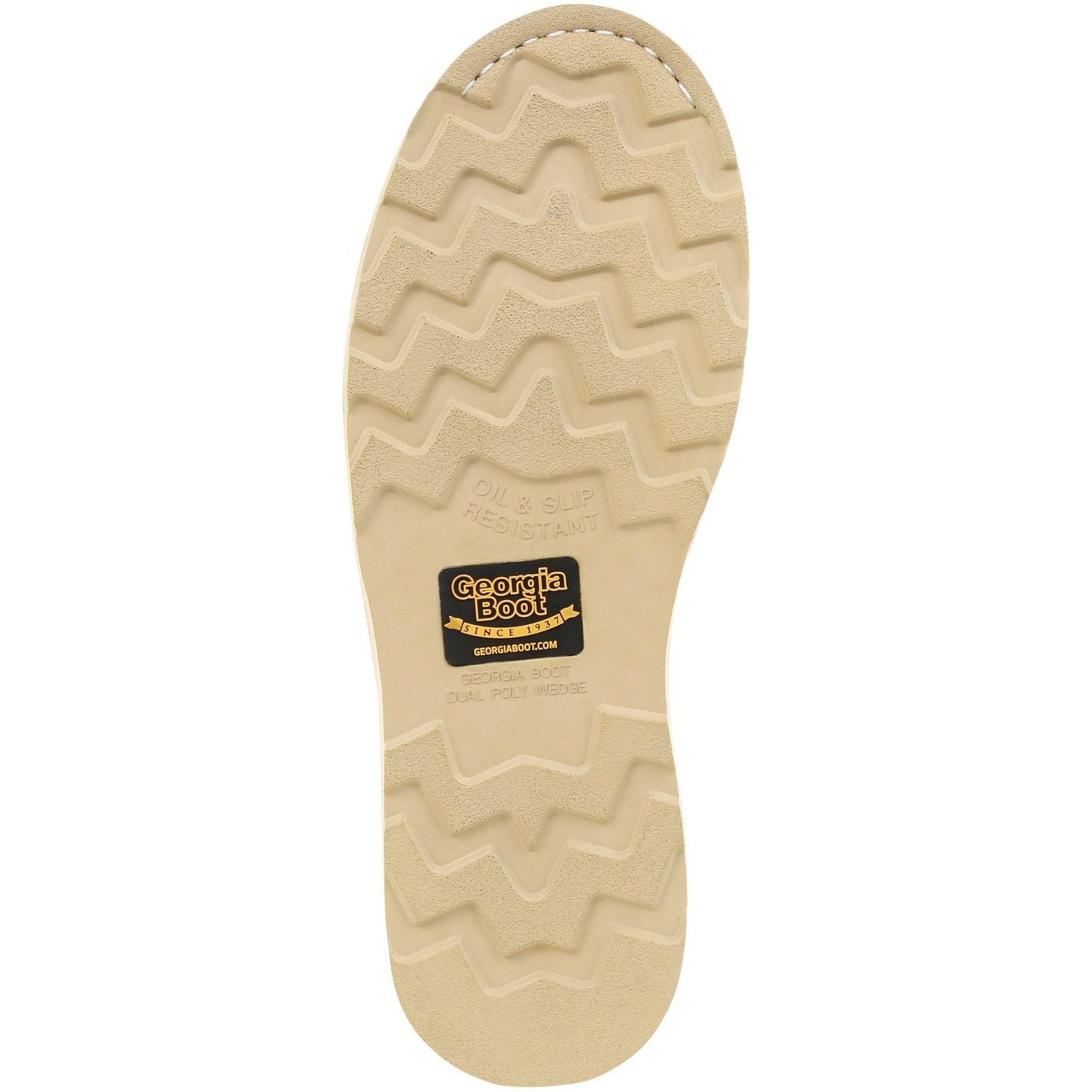 Georgia Men's 6" Soft Toe Wedge Moc Toe USA Made Wedge Work Boot - Brown - GB00358  - Overlook Boots