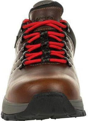 Georgia Men's Eagle Trail Soft Toe Waterproof Oxford Work Shoe - Brown - GB00398 - Overlook Boots