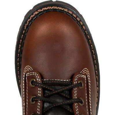 Georgia Women's Amped Lightweight Logger Alloy Toe Waterproof Work Boot - Brown - GB00428 - Overlook Boots