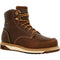 Georgia Men's Amped Lightweight Wedge 6" Soft Toe Waterproof Work Boot - Brown - GB00429 8 / Medium / Brown - Overlook Boots