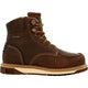 Georgia Men's Amped Lightweight Wedge 6" Soft Toe Waterproof Work Boot - Brown - GB00429 - Overlook Boots
