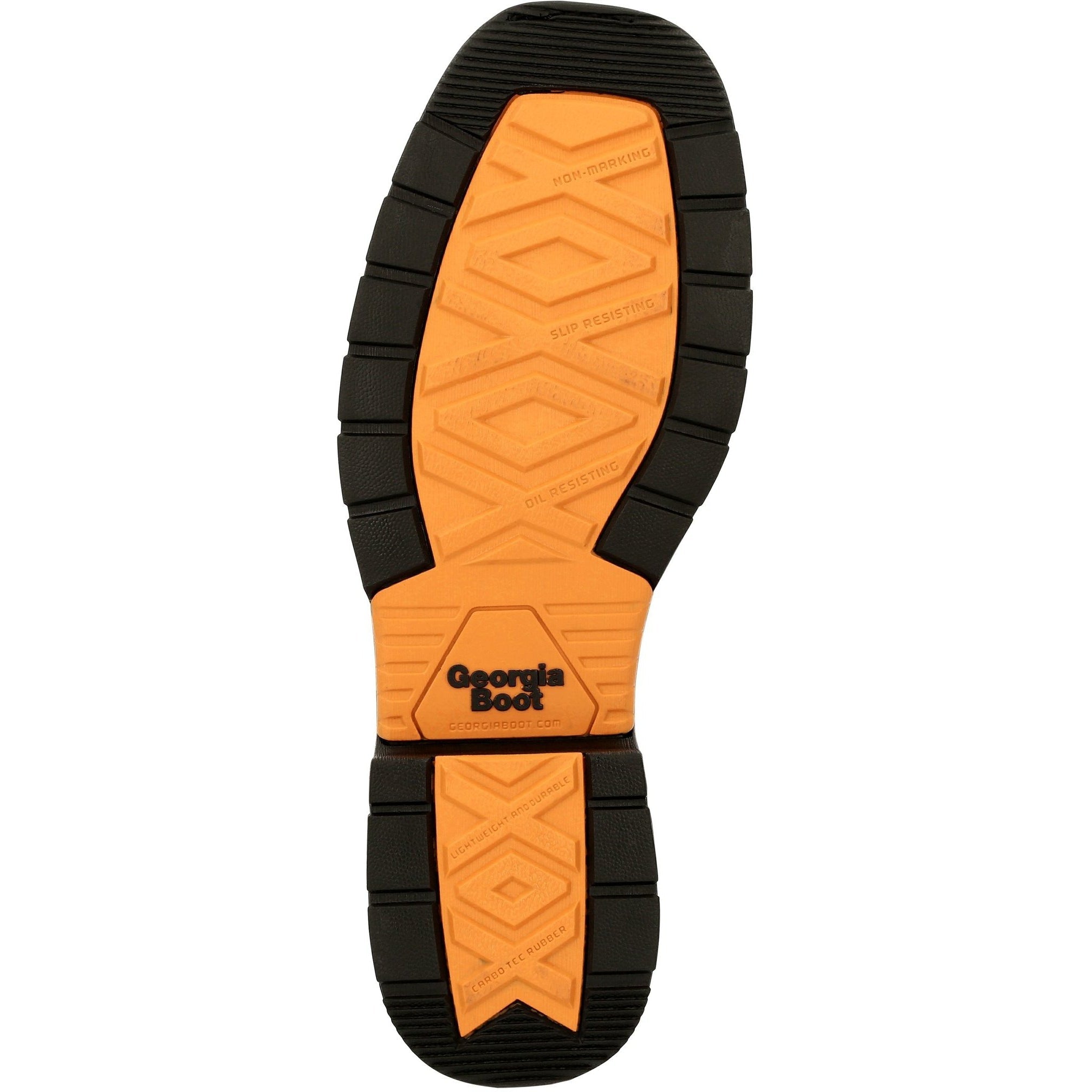 Georgia Men's Carbo-Tec Lightweight 11" Steel Toe Western Work Boot Brown- GB00437 - Overlook Boots