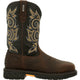 Georgia Men's Carbo-Tec Lightweight 11" Steel Toe Western Work Boot Brown- GB00437 - Overlook Boots