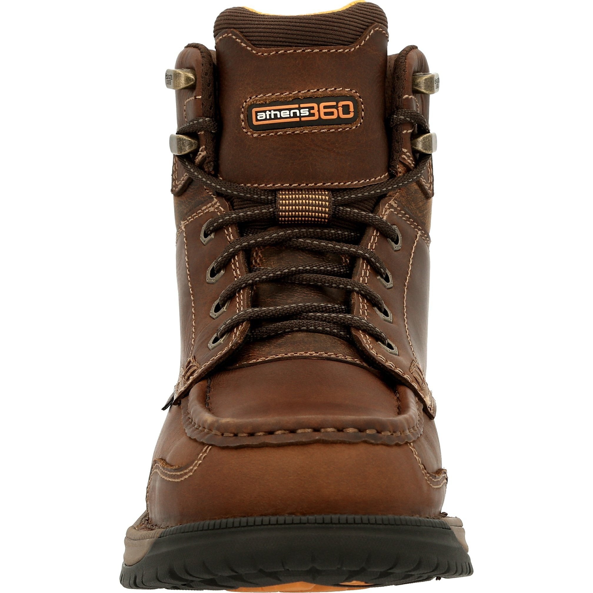 Georgia Men's Athens 360 5" Soft Toe Waterproof Work Boot - Brown - GB00439 - Overlook Boots
