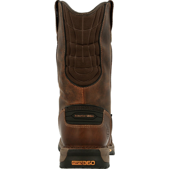 Georgia Men's Athens 360 11" Soft Toe Waterproof Work Boot - Brown - GB00441 - Overlook Boots