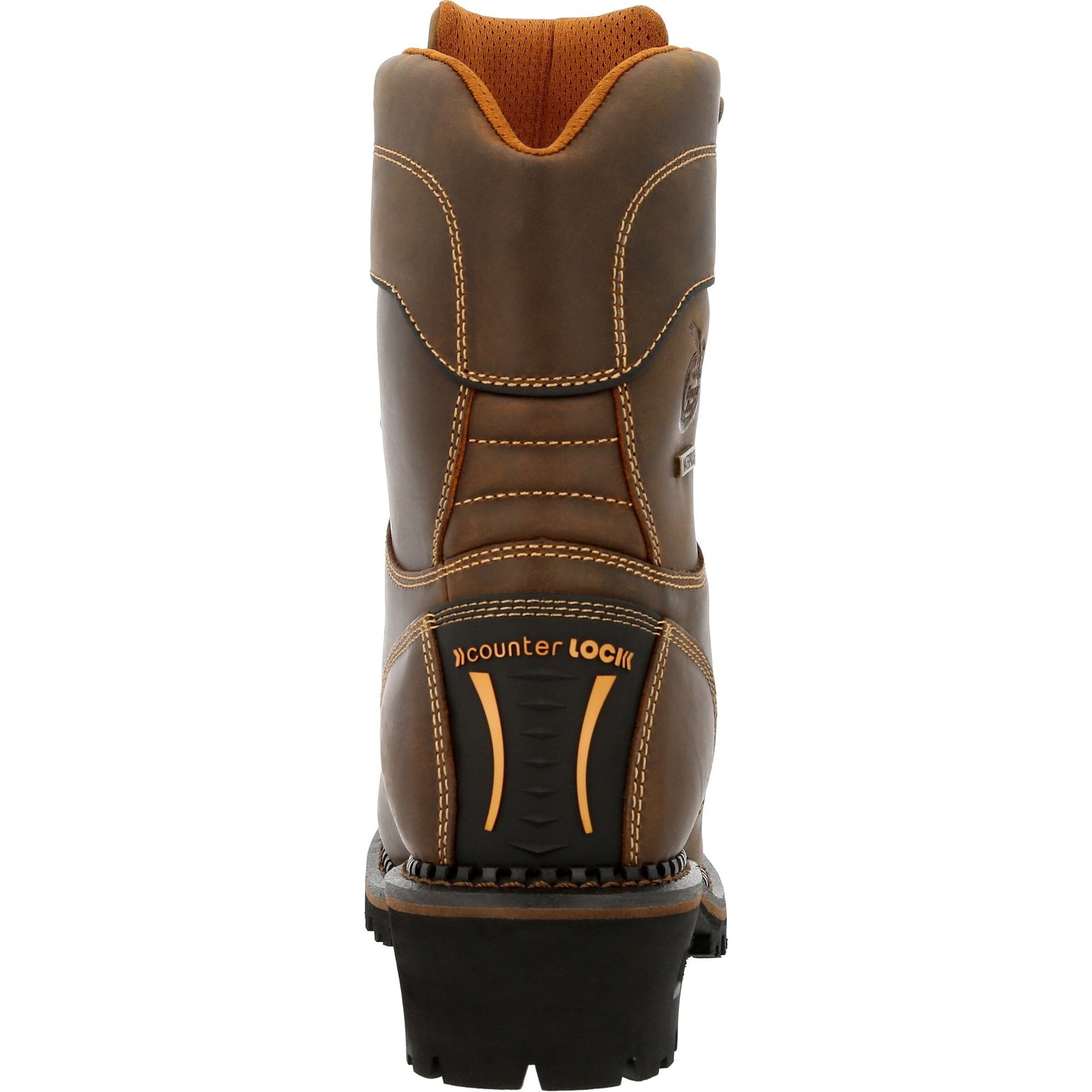 Georgia Men's Amped Lightweight Logger 9" Composite Toe Waterproof 600G Ins Work Boot- GB00491 - Overlook Boots