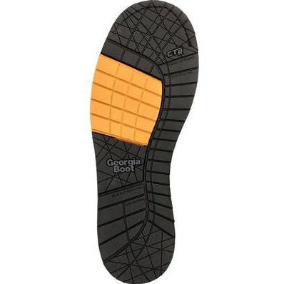 Georgia Men's Amp Lt Power 8" Wedge Slip Resistant Work Boot -Brown- GB00520 - Overlook Boots