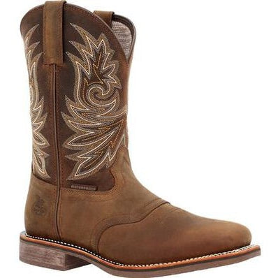 Georgia Men's Carbo Tec Elite 11" Waterproof Western Work Boot -Brown- GB00525 - Overlook Boots