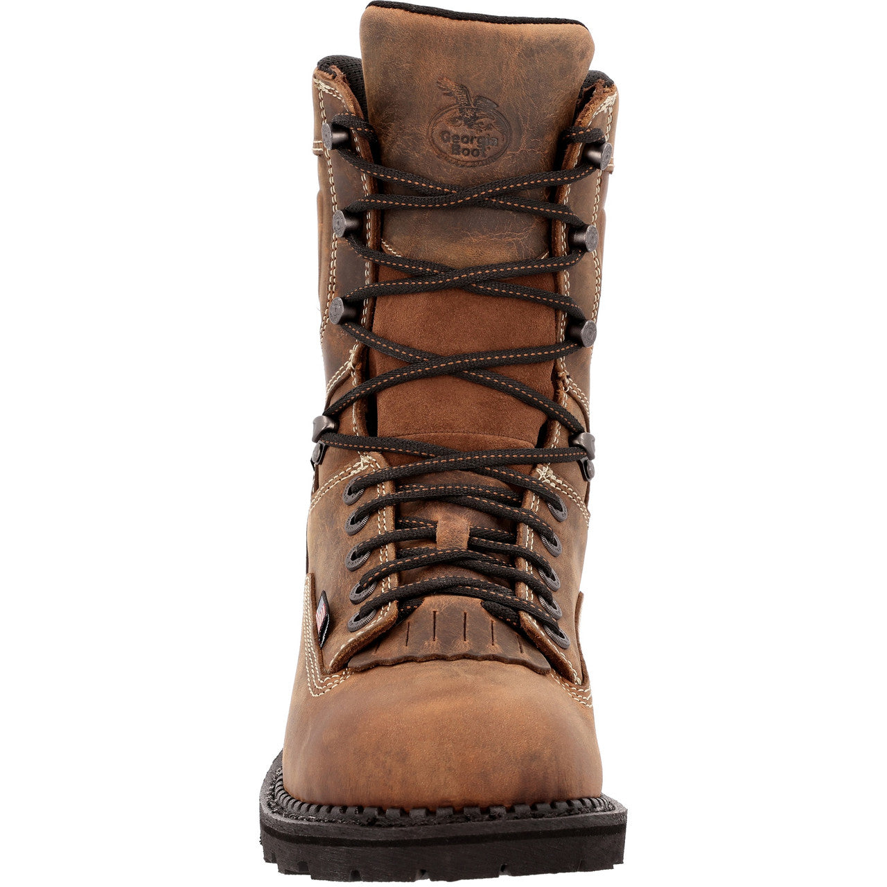 Georgia Men's USA Made Waterproof Logger Work Boot - Brown - GB00538  - Overlook Boots
