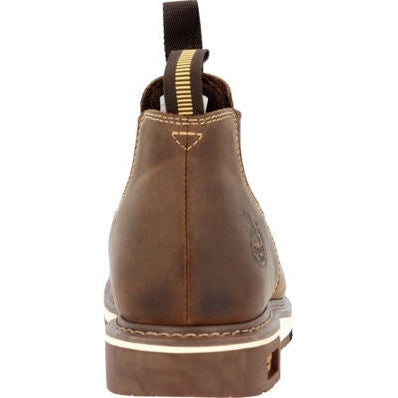 Georgia Men's Boot Amp Lt Wedge 4" Romeo Work Boot - Brown - GB00545  - Overlook Boots