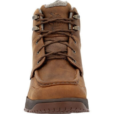 Georgia Men's Athens Superlyte Waterproof Moc Toe Work Boot -Brown- GB00547 - Overlook Boots