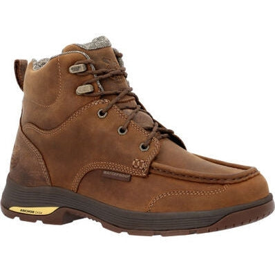 Georgia Men's Athens Superlyte Waterproof Moc Toe Work Boot -Brown- GB00547 - Overlook Boots