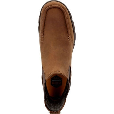 Georgia Men's Athens Superlyte Waterproof Chelsea Work Boot -Brown- GB00548 - Overlook Boots