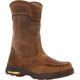 Georgia Men's Athens Superlyte Waterproof Pull On Alloy Toe Work Boot -Brown- GB00550 - Overlook Boots