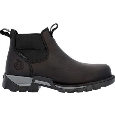 Georgia Men's Eagle One Chelsea Waterproof Steel Toe Work Boot -Brown- GB00563 8 / Medium / Brown - Overlook Boots