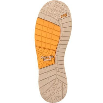 Georgia Men's Amp Lt Wedge 8" Soft Toe Waterproof Work Boot -Brown- GB00593 - Overlook Boots