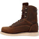 Georgia Men's Amp Lt Wedge 8" Soft Toe Waterproof Work Boot -Brown- GB00593 - Overlook Boots