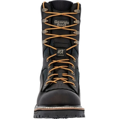 Georgia Men's Ltx Logger 9" Soft Toe Waterproof Work Boot -Black- GB00618 - Overlook Boots