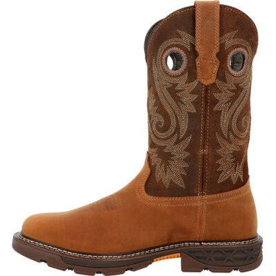 Georgia Men's Carbo-Tec FLX 11" Alloy Toe Waterproof Work Boot- Brown- GB00621 - Overlook Boots