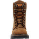 Georgia Men's Carbo Tec Flx 8" Soft Toe Waterproof Lacer Western Work Boot -Brown- GB00623 - Overlook Boots