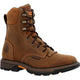 Georgia Men's Carbo Tec Flx 8" Soft Toe Waterproof Lacer Western Work Boot -Brown- GB00623 - Overlook Boots