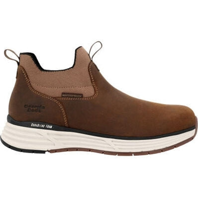 Georgia Men's Durablend Sport 5" Soft Toe WP Work Boot -Brown- GB00626 7 / Medium / Brown - Overlook Boots