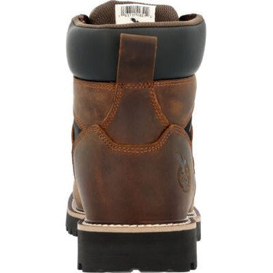 Georgia Men's Core 37 6" Waterproof Slip Resistant Work Boot -Brown- GB00635 - Overlook Boots