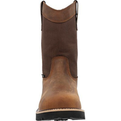 Georgia Men's Core 37 10" Steel Toe Waterproof Work Boot -Brown- GB00639 - Overlook Boots