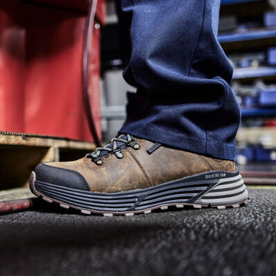 Georgia Men's Durablend 6" Composite Toe Waterproof Hiker Work Boot -Brown- GB00641 - Overlook Boots