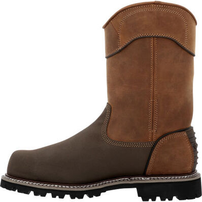 Georgia Men's Brute 11" Composite Toe Waterproof MG Work Boot- Brown- GB00644 - Overlook Boots