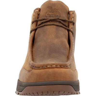 Georgia Men's Athens Superlyte 5" Waterproof Wallabe Work Boot -Brown- GB00646 - Overlook Boots