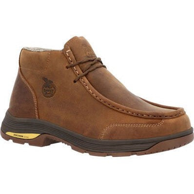 Georgia Men's Athens Superlyte 5" Waterproof Wallabe Work Boot -Brown- GB00646 - Overlook Boots