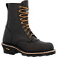 Georgia Men's Forestry 8" Soft Toe Logger Work Boot- Black- GB00648 8 / Medium / Black - Overlook Boots
