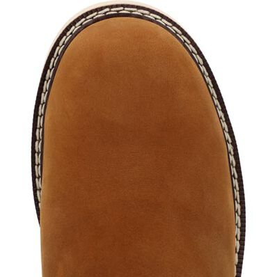 Georgia Men's Core 37 10" Soft Toe Waterproof Pull On Wedge Work Boot- Brown- GB00666 - Overlook Boots