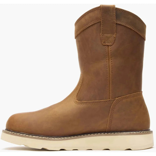 Georgia Men's Core 37 10" Soft Toe Waterproof Pull On Wedge Boot - Brown - GB00666 - Overlook Boots