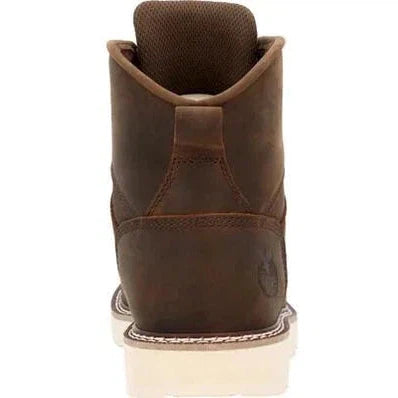 Georgia Men's Core 37 6" Soft Toe Slip Resistant Work Boot - Brown - GB00667 - Overlook Boots