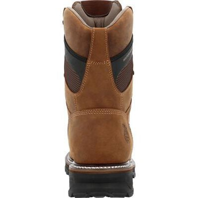 Georgia Men's LTX Logger 9" Composite Toe Waterproof Work Boot- Brown- GB00669 - Overlook Boots