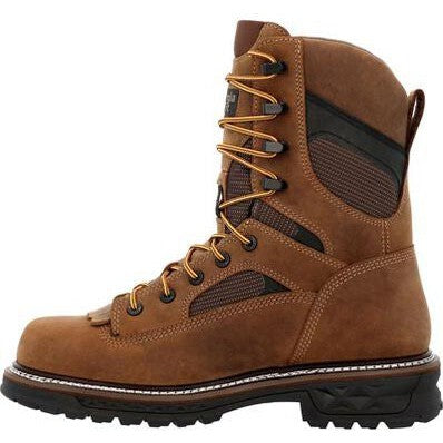 Georgia Men's LTX Logger 9" Composite Toe Waterproof Work Boot- Brown- GB00669 - Overlook Boots