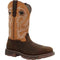 Georgia Men's Carbo Tec FLX 11" Alloy Toe Waterproof Western Work Boot- Brown- GB00672 7 / Medium / Brown - Overlook Boots