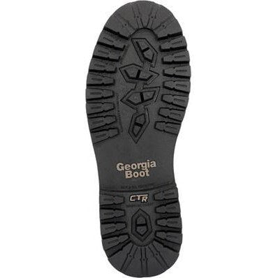 Georgia Men's Core 37 8" Steel Toe Waterproof Lace-Up Work Boot- Brown- GB00674 - Overlook Boots