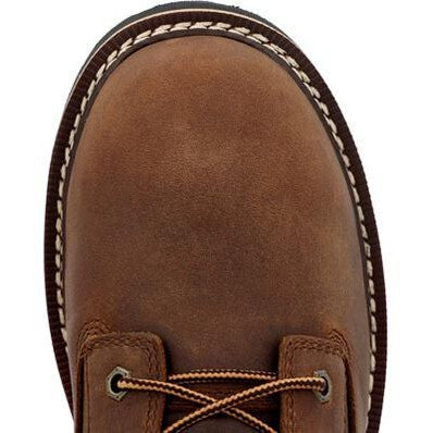 Georgia Men's Core 37 8" Steel Toe Waterproof Lace-Up Work Boot- Brown- GB00674 - Overlook Boots