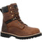 Georgia Men's Core 37 8" Steel Toe Waterproof Lace-Up Work Boot- Brown- GB00674 7 / Medium / Brown - Overlook Boots